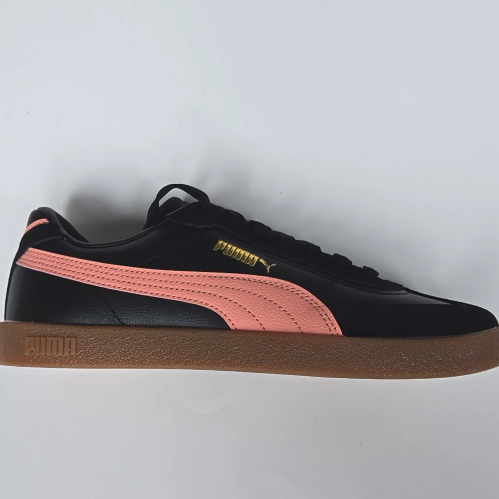 Puma Club II Era Jr Black Pink Fruit Sneakers -  Big Kids Size 6.5 - New